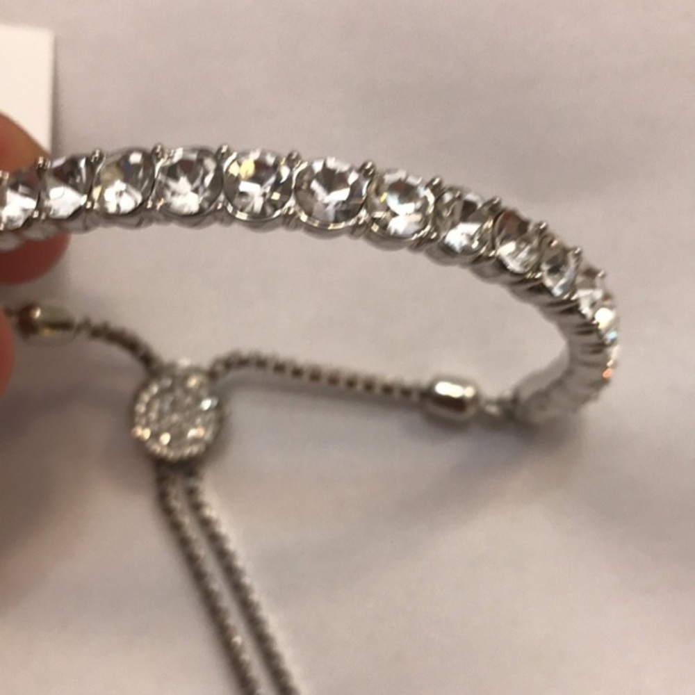 Adjustable Rhinestone bracelet - Picture 2 of 5